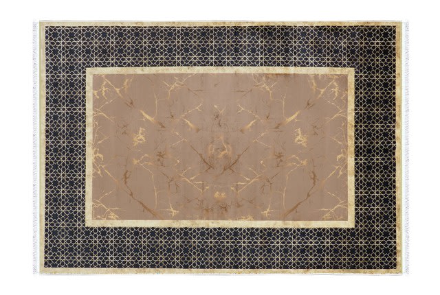 Bamboo Premium Carpet - ( 160 X 230 ) cm Black & Brown