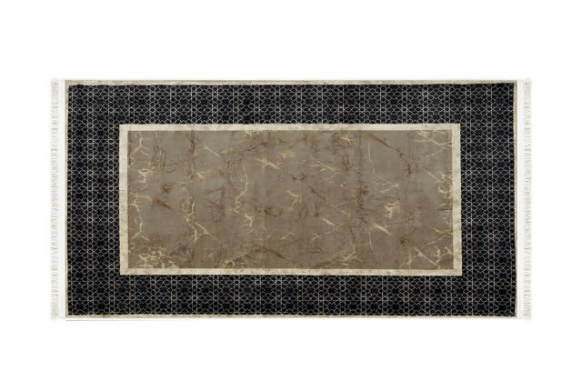 Bamboo Premium Passage Carpet - ( 150 X 80 ) cm Black & Brown