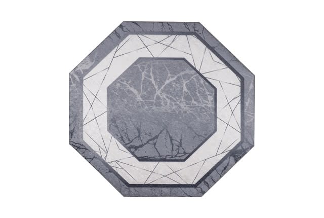 Armada Octagon Carpet - ( 180 × 180 ) Off White & Grey