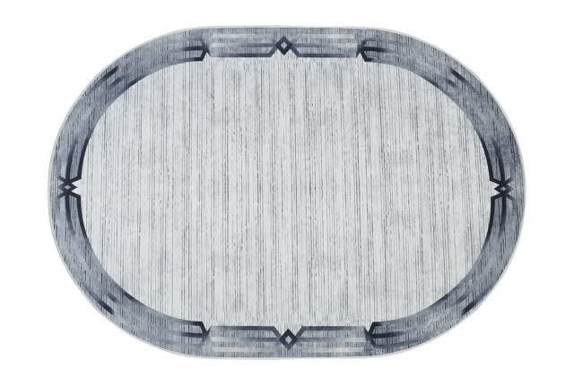 سجاد عازل للماء من أرمادا - ( 160 × 230 ) سم أوف وايت ورمادي