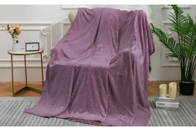Armada Janet Turkish Blanket - Single Purple