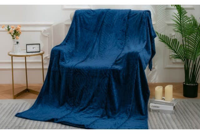 Armada Janet  Blanket - Single Blue