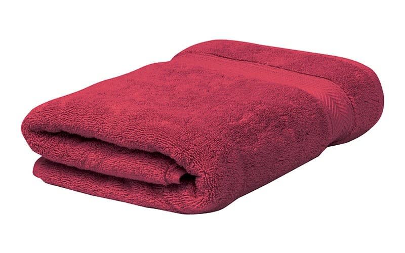 Cannon Plain Towel From Armenia ( 140 x 70 ) - Red
