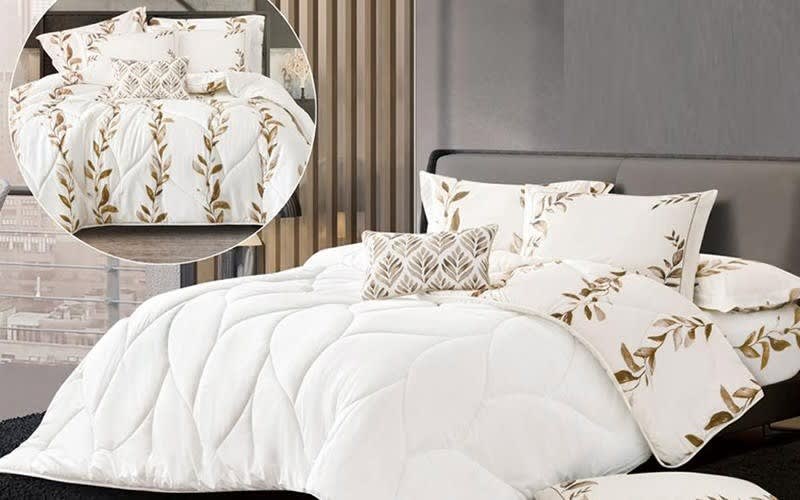 Dalida Cotton Comforter Set 4 PCS - Single Off White