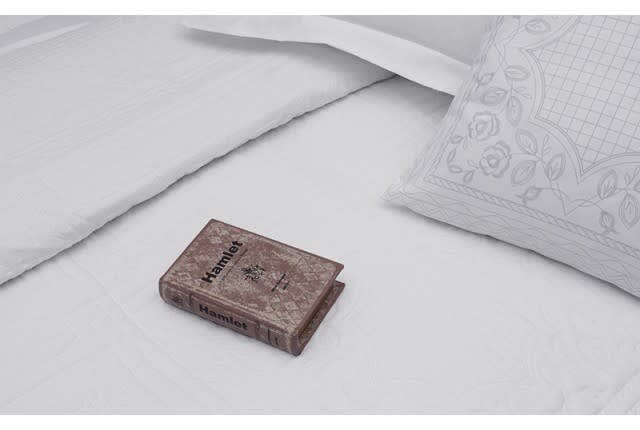 Valentini Embroidered Bedspread Set 4 PCs - Single White