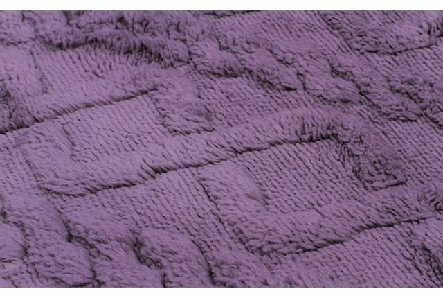 Margaret Velvet Comforter Set 6 PCS - King Purple