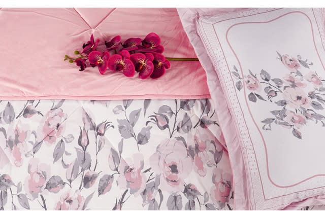 Armada Pasco Four Season Comforter Set - King Pink