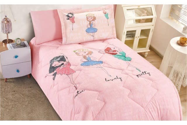 Nice Kids Comforter Set - Pink