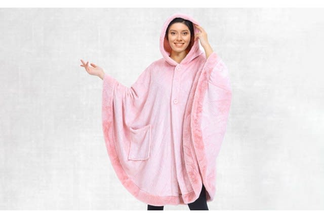 Cannon Poncho For Women 1 PC - Pink