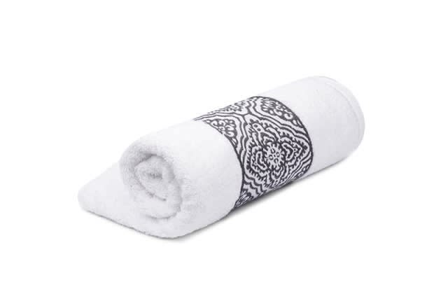 Cannon Scroll Towel ( 50 X 100 ) - White