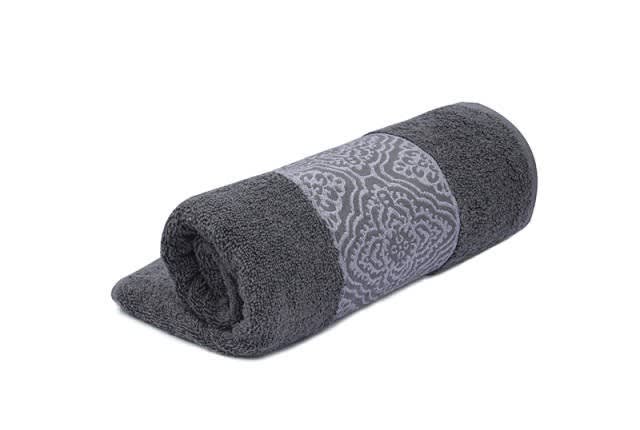 Cannon Scroll Towel ( 50 X 100 ) - Grey