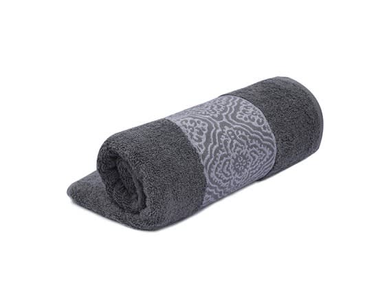 Cannon Scroll Towel ( 41 X 66 ) - Grey 