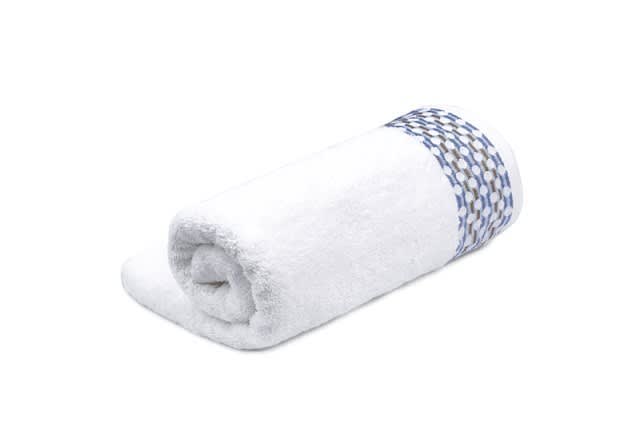 Cannon Orbit Towel ( 50 X 100 ) - White & Blue
