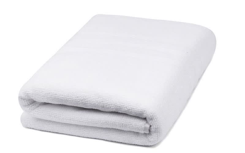 Cannon Melange Towel ( 70 X 140 ) - White