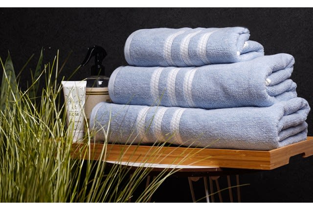Cannon Melange Towel ( 50 X 100 ) - Blue
