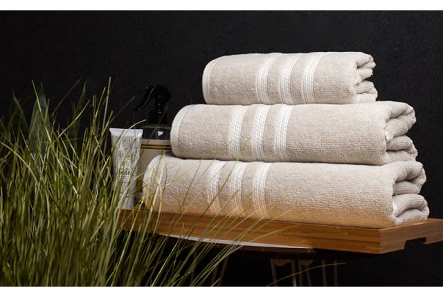 Cannon Melange Towel ( 50 X 100 ) - D.Beige