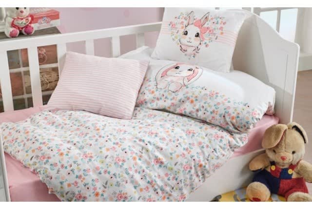 Baby Cotton Box Comforter Set 4 PCs