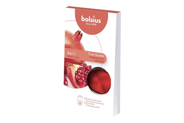 Bolsius True Scents Wax Melts 6 PCs - Pomegranate