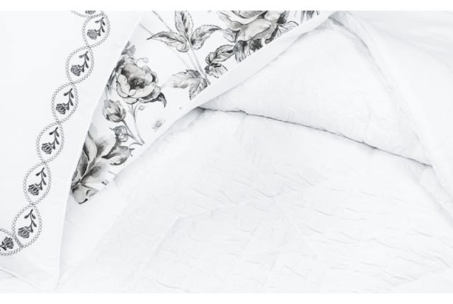 Jensen Comforter Set 7 PCS - Queen White