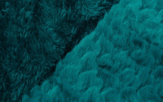 Cely Velvet Comforter Set 7 PCS - King Turquoise 