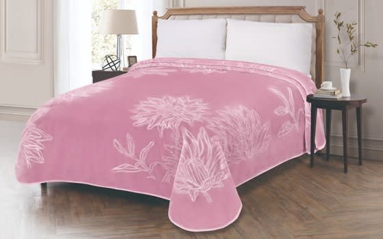 Cannon Embossed Blanket 1 PC - Single Pink