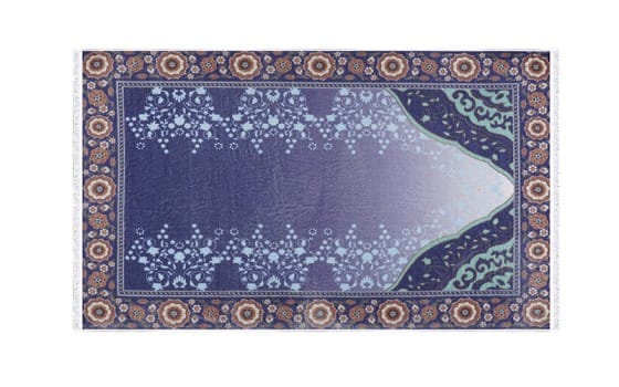 Armada Memory Foam Prayer Carpet - ( 65 X 120 ) cm - Multi Color